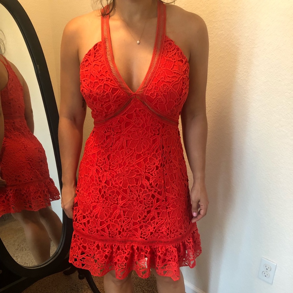 Red dress